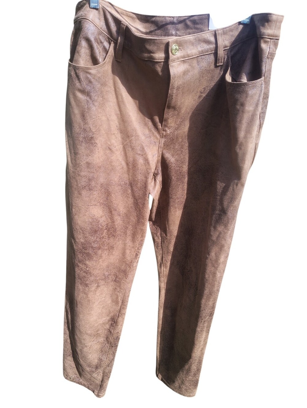 NWT Chicos Faux Suede Pants 14